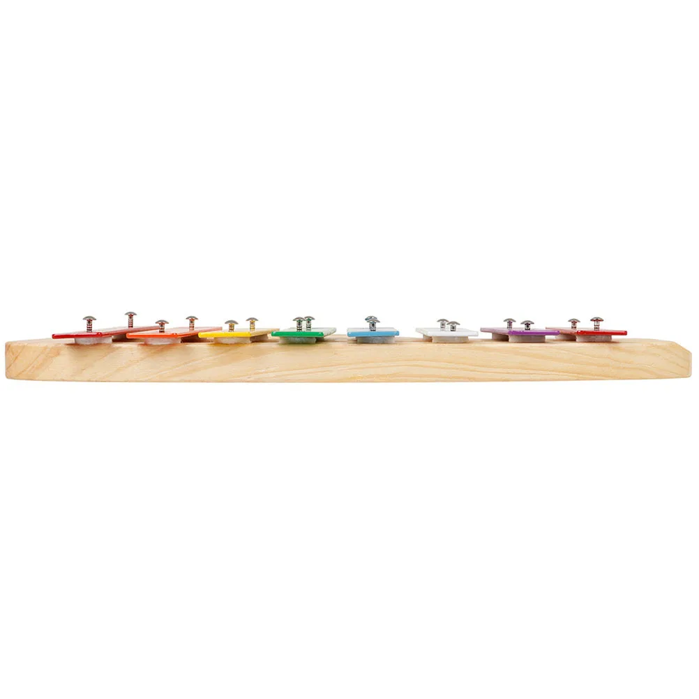 

1 Set Colorful 8-Note Metal Percussion Piano Kids Musical Instrument Educational Early Childhood Rhythm Training Orff Music