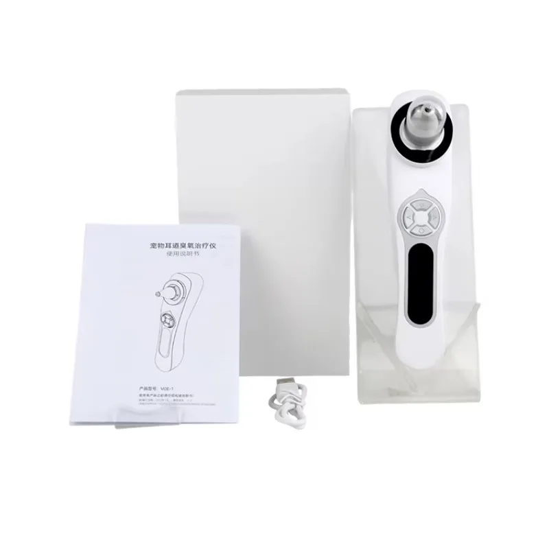 Handheld Premium New USB Recharge Pet Ear Ozone Therapy Device Quiet Low Noise Ear Care Cleaning Disinfecting Deodorizing Tool
