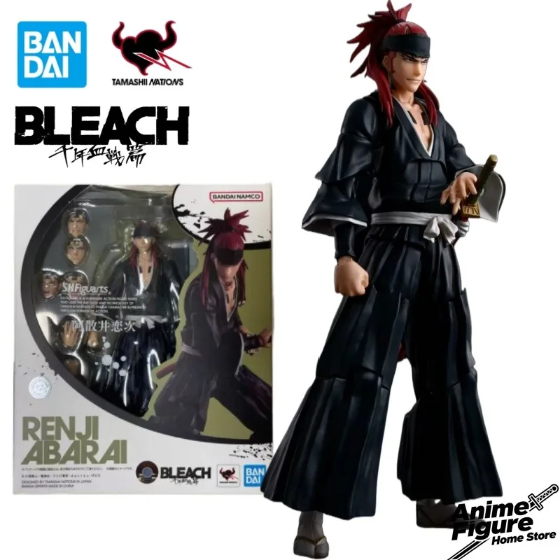 

100% оригинал в наличии Bandai BLEACH Abarai Renji, подвижная модель персонажа аниме, игрушки, настольные украшения, коллекция подарков