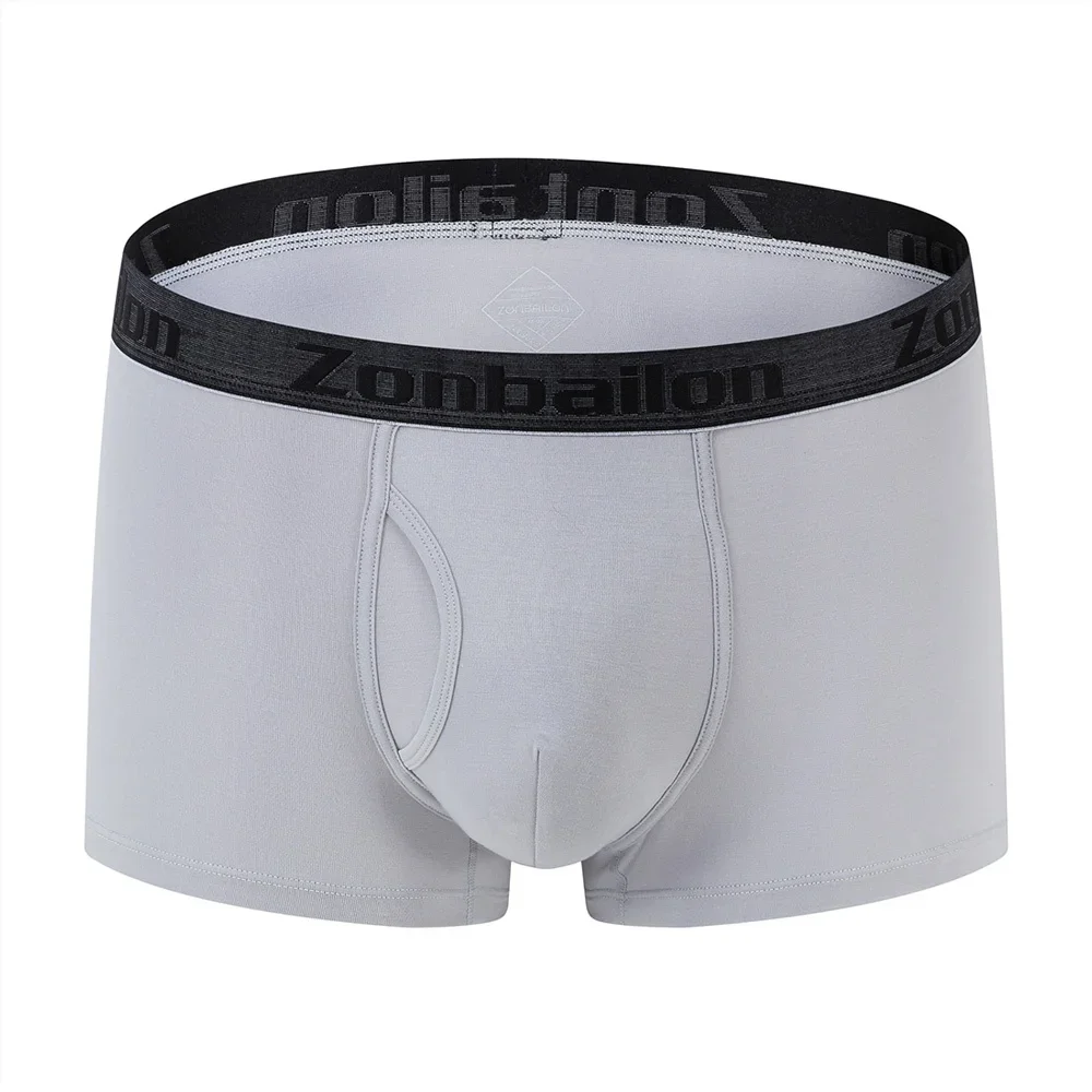Jinshi Mens Boxer Briefs Mens Underwear Bamboo Breathable Underwear Male Short Boxers