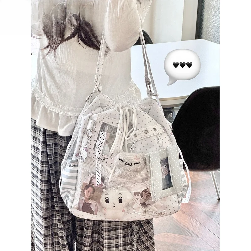 Stylish Retro Aesthetic Satchel Lightweight Durable Fashion Accessory Ideal for Students Bestie Gift Photo Prop