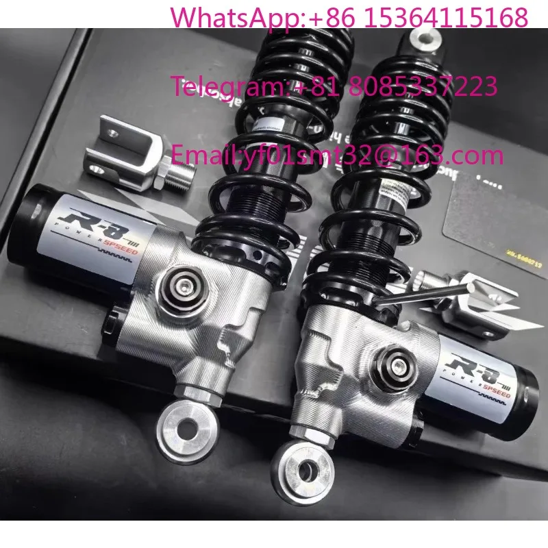 R8 Inverted Cast Rear Shock Absorber Built-in Hydraulic Damping Fit N1S UB No.9 Electric Scooter Multi Stage Friction Damper