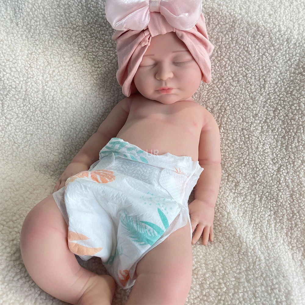55cm Silicone Reborn Baby Doll Lifelike Girl With Skin Details For Kids Xmas Birthday Parents New Year Gift Dolls Collectible