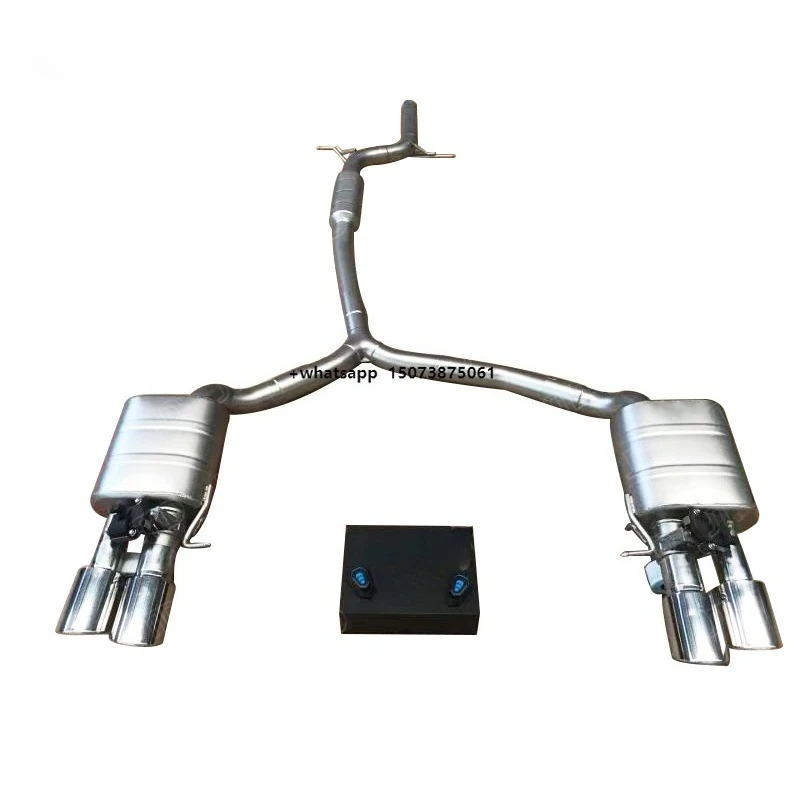 JTLD High Quality Valved Sport 304SS Exhaust System for 2010  A5 2.0L Manual