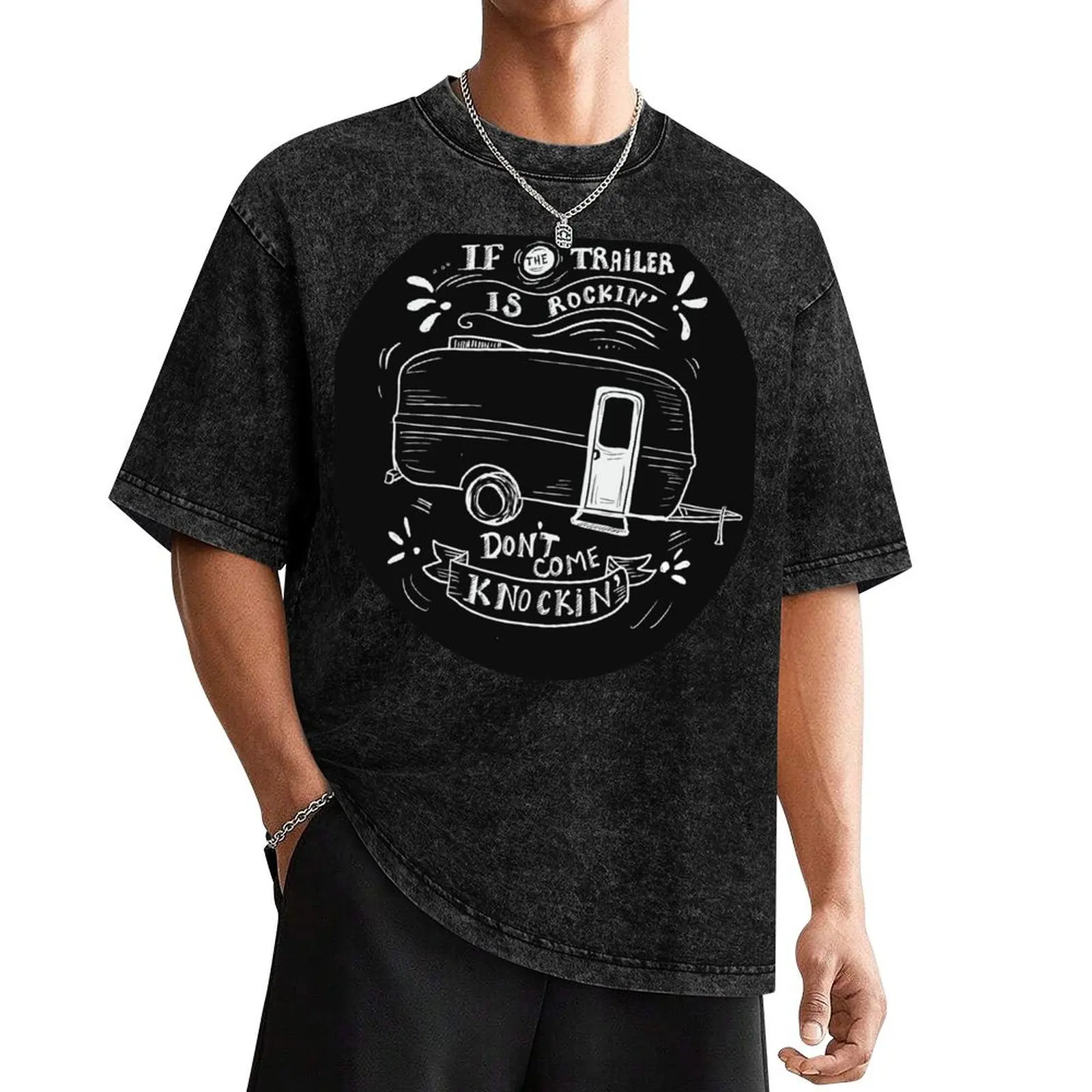

If the trailer is Rockin T-Shirt clothes hippie clothes oversized custom t-shirts sweat shirts, men