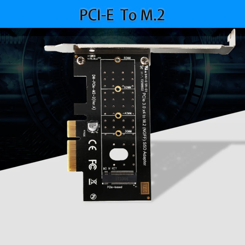 

Удлинитель PCIe Converter адаптер nvme m2 Карта расширения PCIe к M.2 Игровая карта PCIE Адаптер расширения Карта адаптера M.2 Riser Card