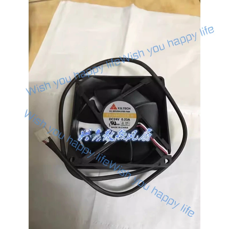 L... for Y.S.TECH FD248025EB-N 8025 DC24V 0.23A 8CM 3-Pin Inverter Cooling Fan