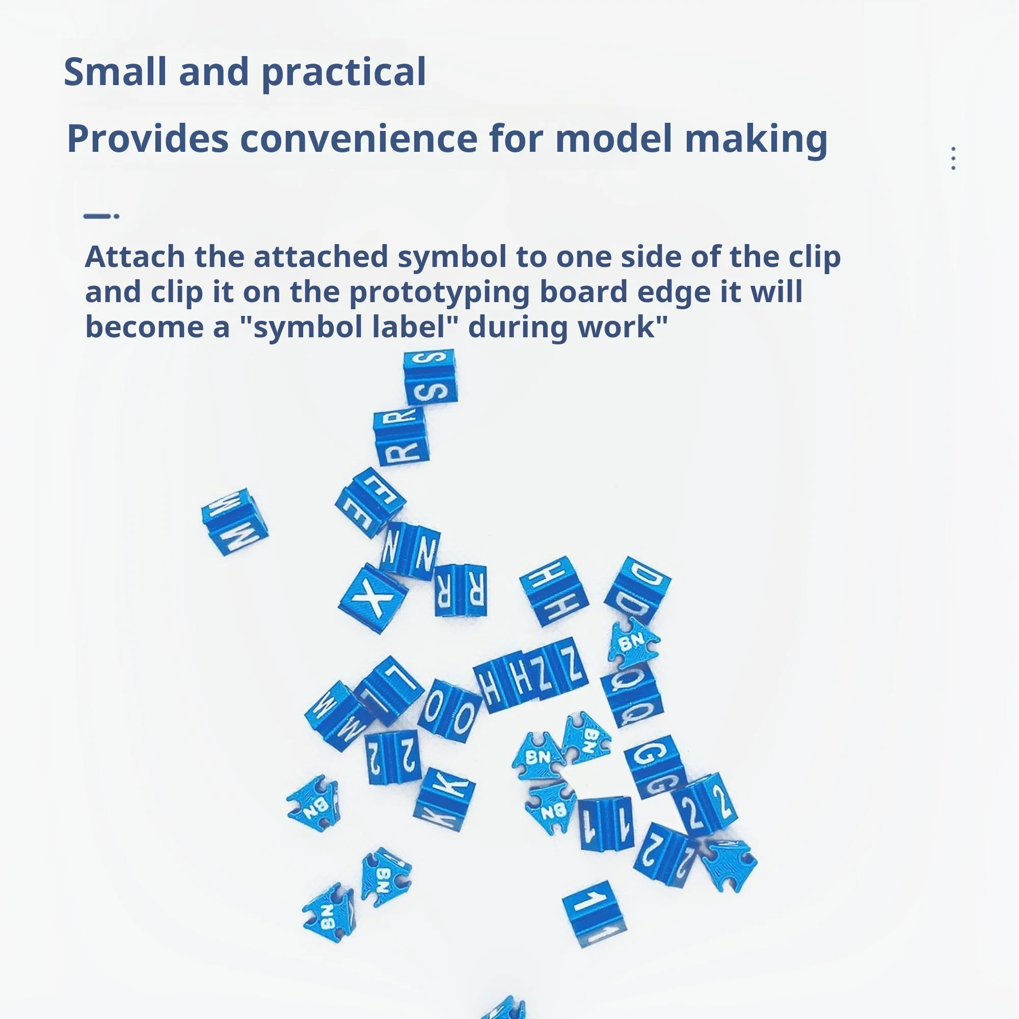 

Зажимы для этикеток из еды с 3D принтом, точное классификация, многоразовые зажимы против смешивания для военной модели Gundam, инструменты для сортировки деталей «сделай сам»