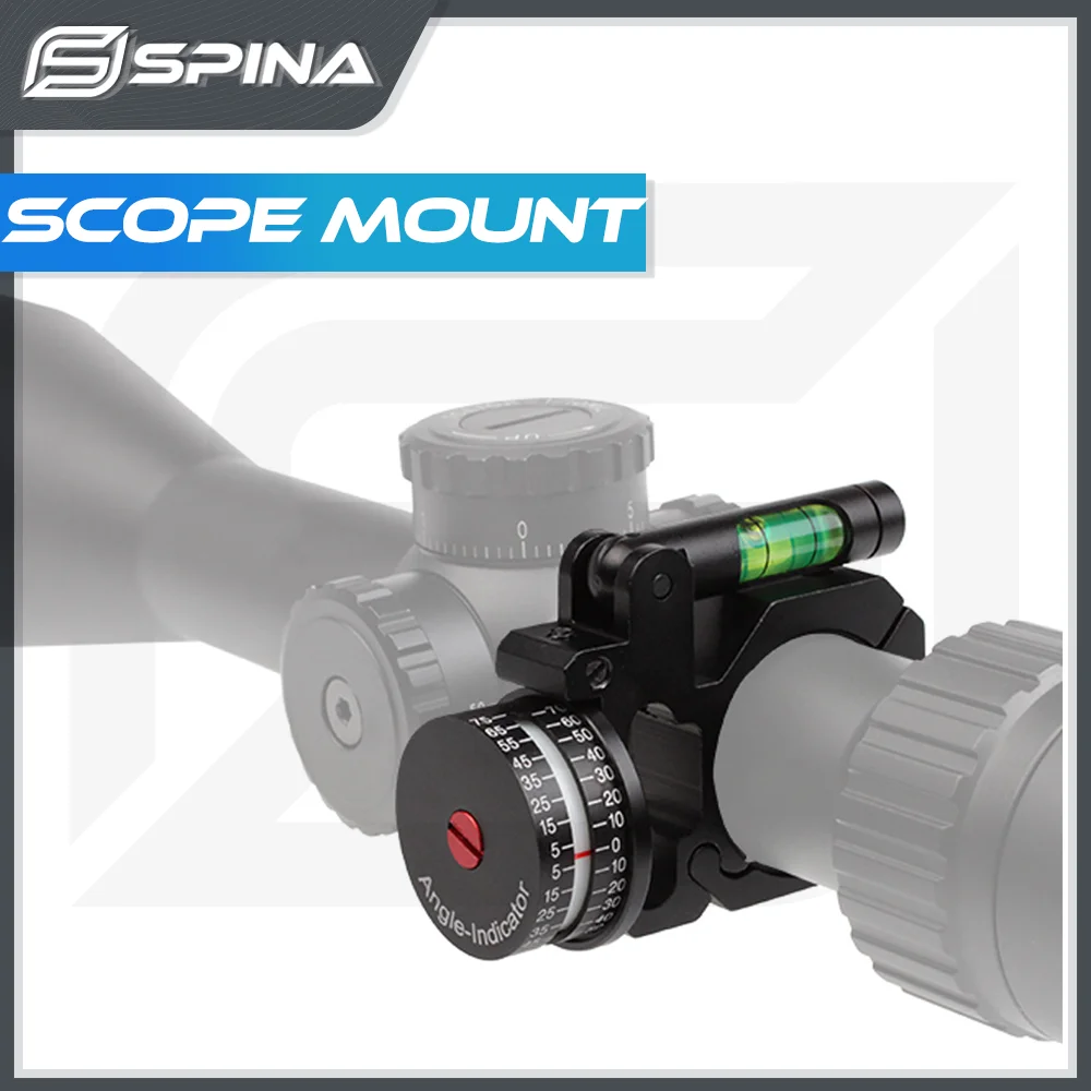 SPINA OPTICS Angle Indicator Bubble Level 25.4mm/ 30mm Scope Mount Rings for Optical Rifle Scope Sight Hunting Accessories power saving super long two way remote engine start motorcycle security alarm system with 2 lcd status indicator transmitters