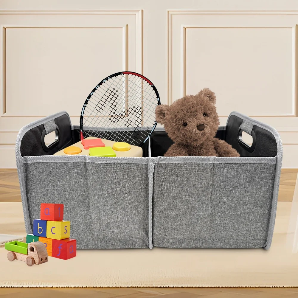 30L Foldableable Portable Car Storage Box Car Storage Box Car Truck Trunk Storage Box Camping Style Outing Storage