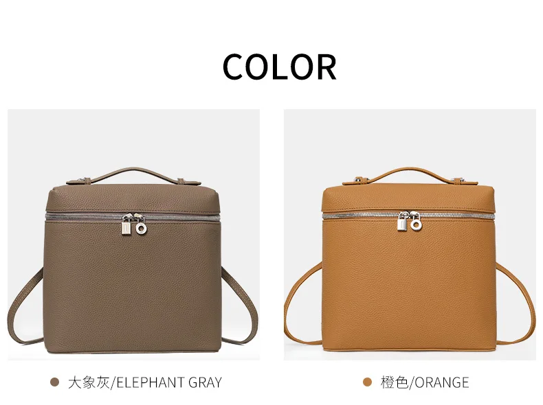 Hochwertiger Lederrucksack für Damen, Neues Modell 2026, Modische Große Echtledertasche für Pendlerinnen – Detail 5