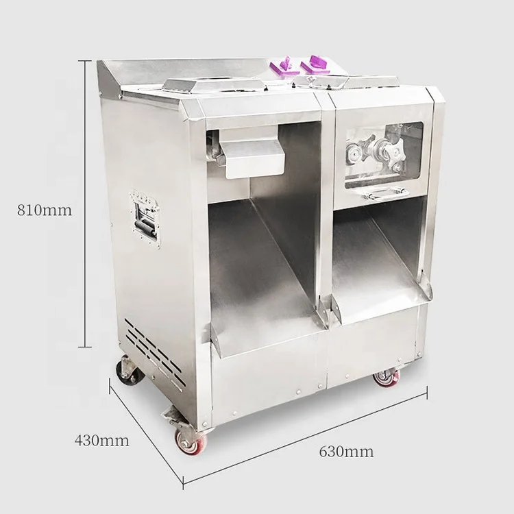 ماكينة تقطيع اللحوم الكهربائية التجارية بوزن 400 كجم/ساعة لتجهيز اللحوم في المطاعم والمزرعة