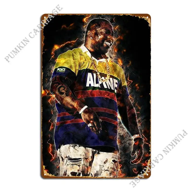 Busta Rhymes Metal Signs Pub Garage Designing Wall Plaque Tin Sign Poster