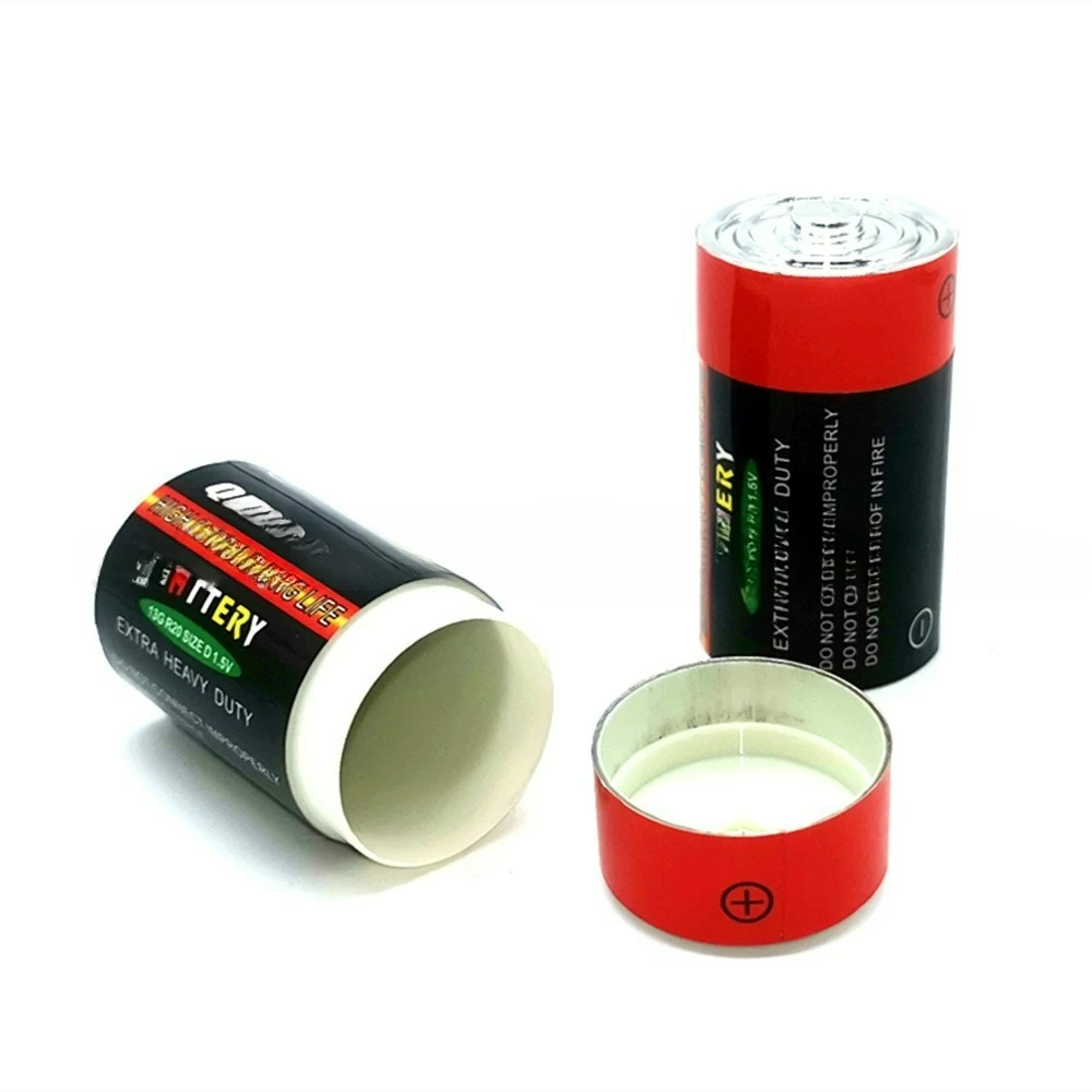 

Большая замаскированная коробка для хранения батарей - креативный портативный контейнер для скрытых денег/медиков, герметичный органайзер для дорожного ящика