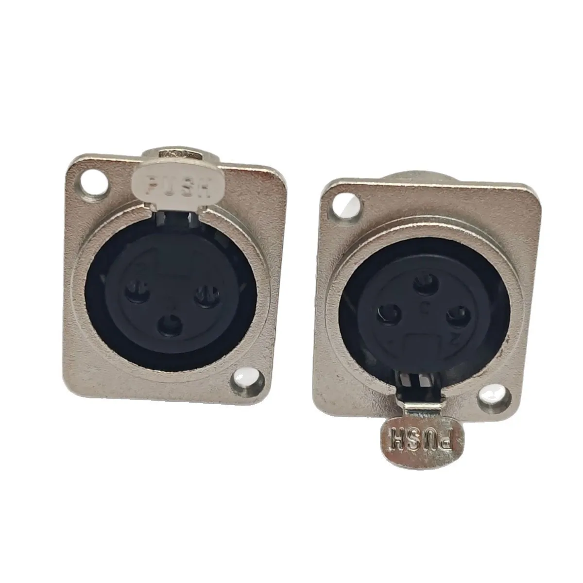 20PCS 3Pin XLR Male Female Panel Mount Chassis Socket Mic Audio Connector With Solder Terminals For Patch Bay Snake Cable