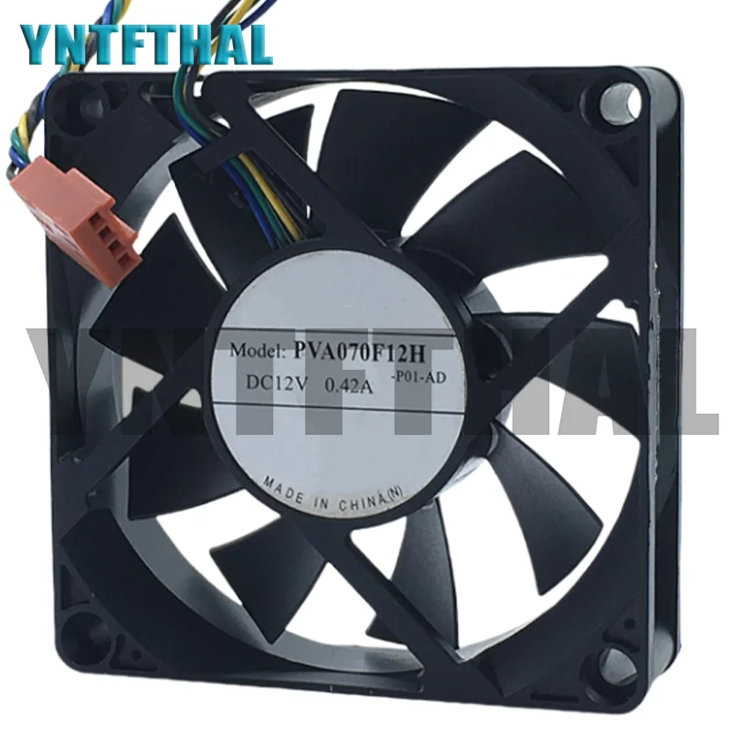 New for PVA070F12H 12V 0.42A 7CM Four  Wires Cooling Fan