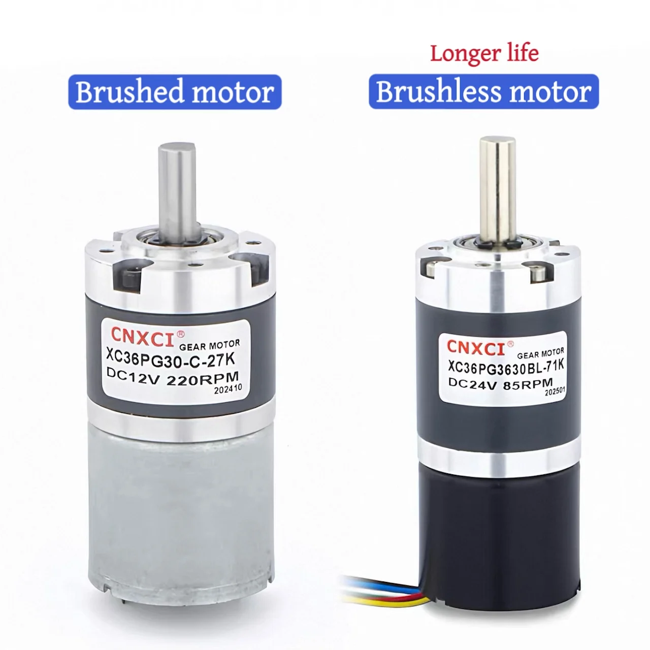 36MM DC Planetary Gear Motor 3530 High Torque 12V24V Brushed/Brushless DIY Automation Lifting Underwater Robot Walking Frames