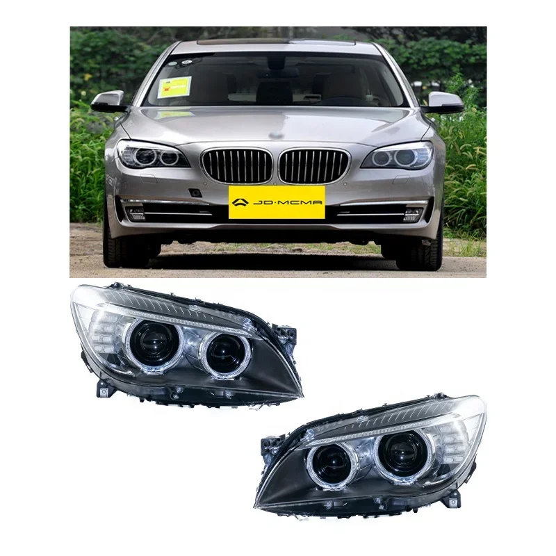 Factory direct sales headlamps for bmws 7 Series 2013-2015 F02 bi-xenon headlights half assembly 63117348503 63117348502