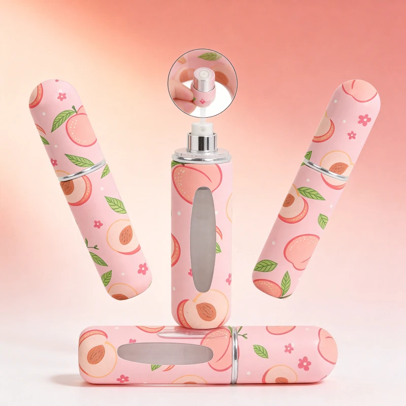 5ml Mini Perfume Bottle 4/2/1PC Refillable Empty Portable Spray Atomizer Travel Cosmetic Container Perfume Set