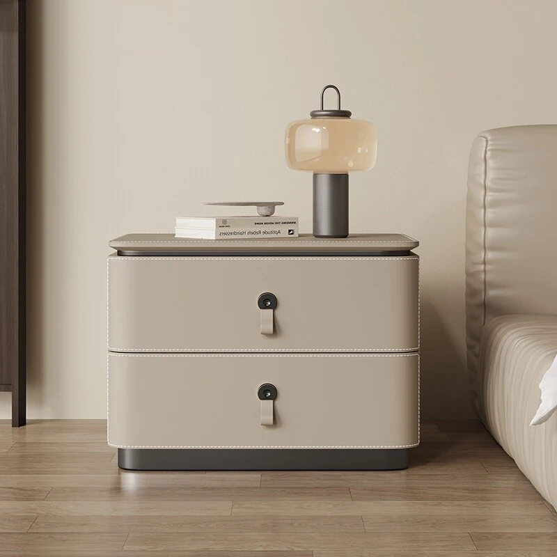 Nordic Trendy Nightstand Luxury salon Vintage Storage Aesthetic Interior Furniture Nightstand Display Comodino Bedroom Furniture