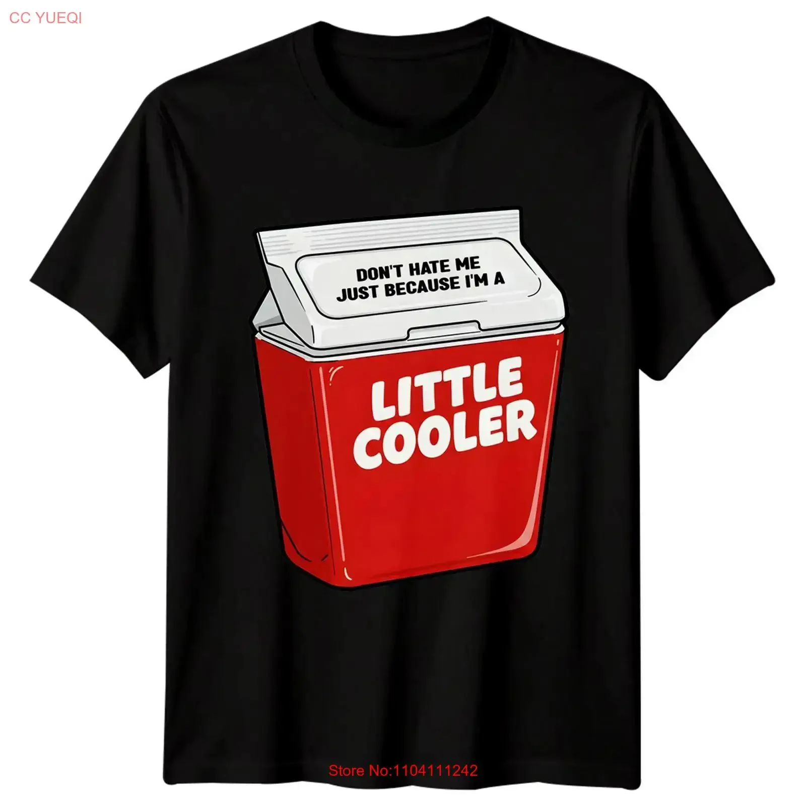 Funny Dont Hate Me Just Because Im A Little Cooler T Shirt Novelty  vintage Washed graphic fashion Unisex Top For Everyday Wear