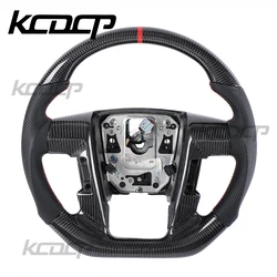 Custozming Carbon Fiber Steering Wheel Fit For Ford Ranger Ford Raptor F150 F-150 SVT LED Steering Wheel