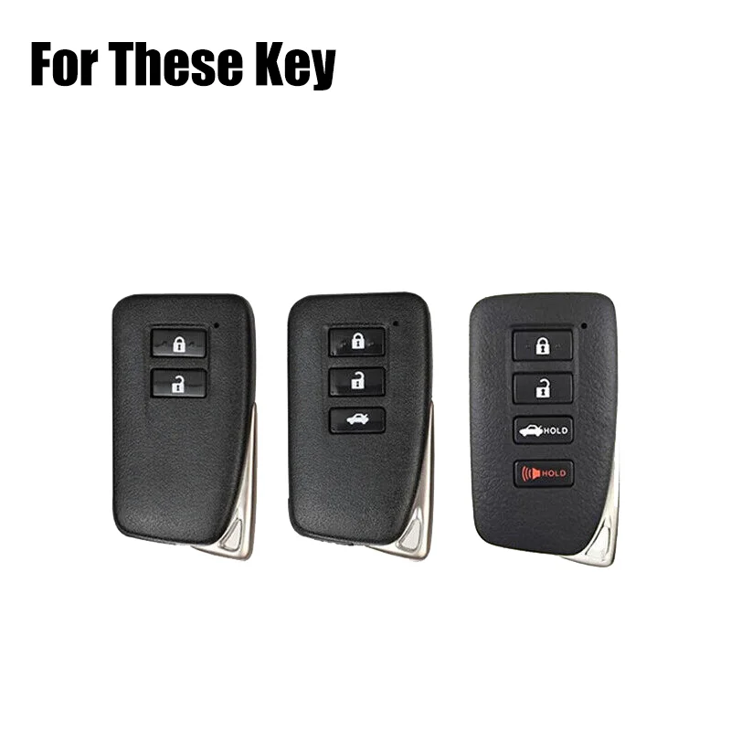 Zinc Alloy Silicone TPU Car Key Fob Case Cover For Lexus  ES300h ES350 IS200t IS250 IS300 IS350 RC200t RC300 RC350 NX200t LX570