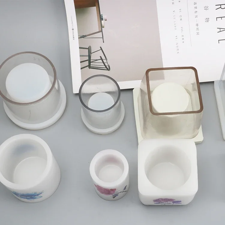 Internal Combustion Cup Candle Mold for Candle Making Kit Hollow Candle Holder DIY Home Decor