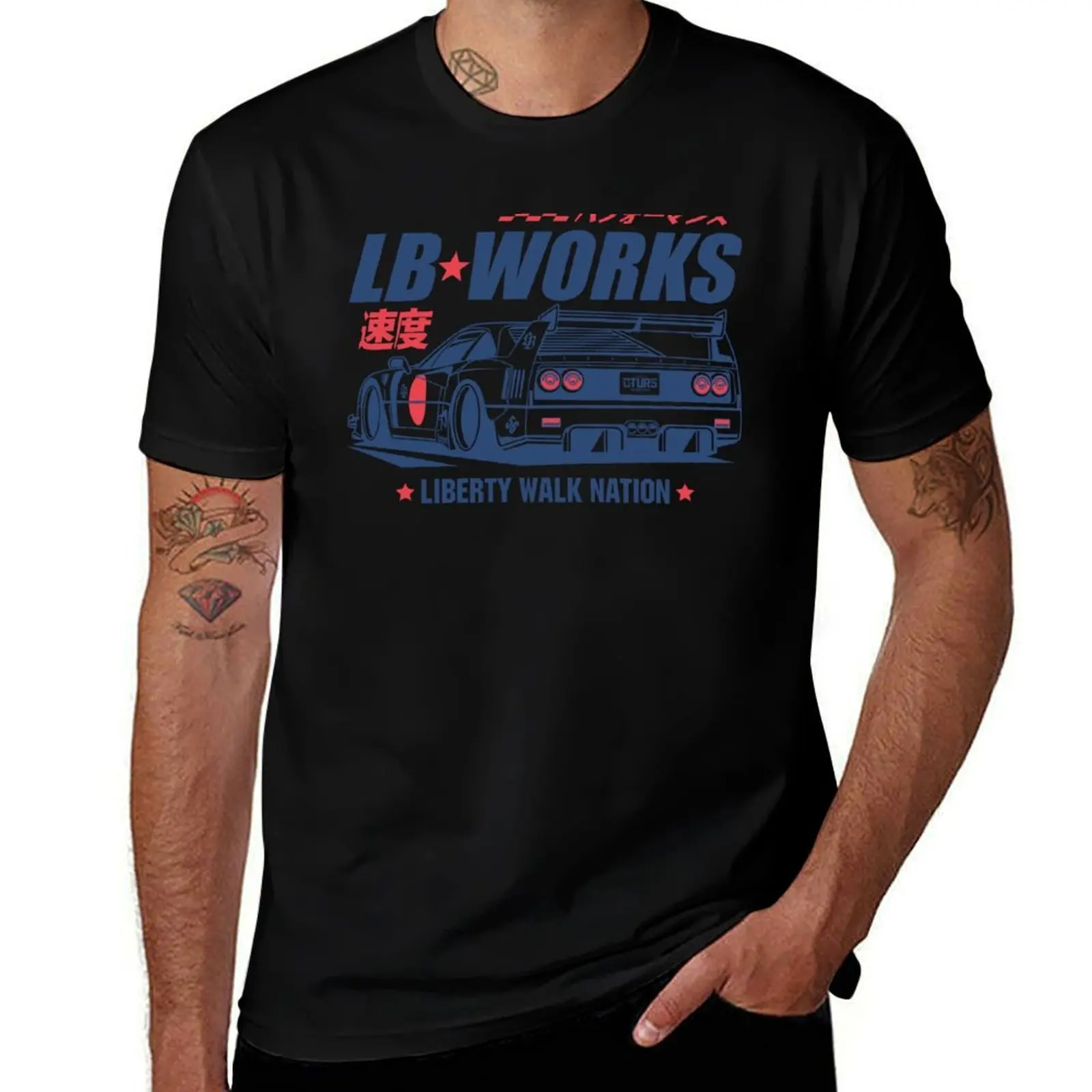 LBWK F40 T-Shirt Street Style Casual Tee Shirt