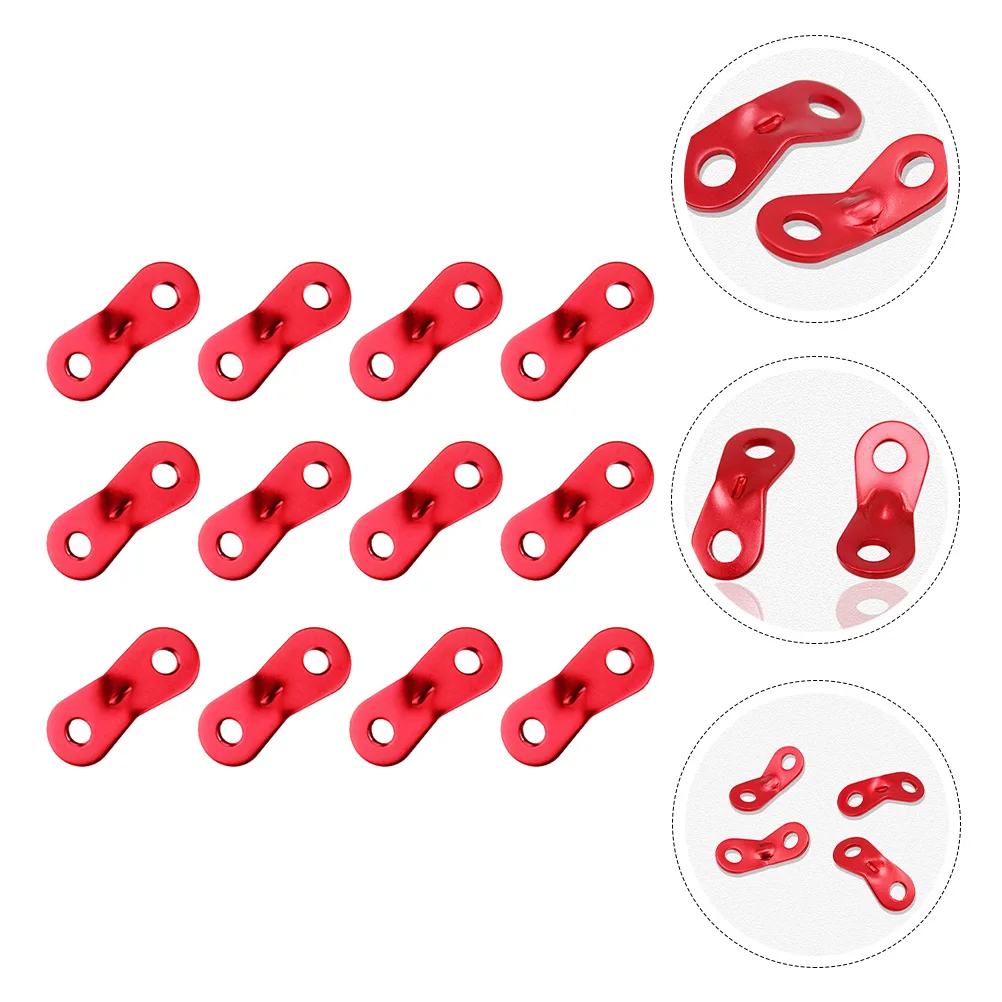 

30pcs Tent Wind Rope Buckle Aluminum Alloy Lightweight Camping Fastener Straps Adjustable Tensioner Portable Storage Canopy