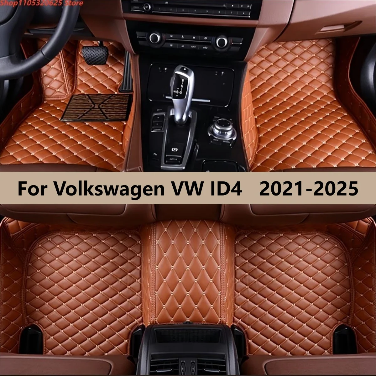 

Custom Car Floor Mats For Volkswagen VW ID4 X ID.4 X 2021 2022 2023 2024 2025 Auto Carpets Foot Coche Accessorie