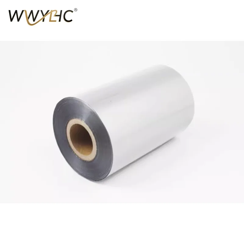 Silver Gold Carbon Ribbon 60 70 90 110mm * 300m Barcode Printer