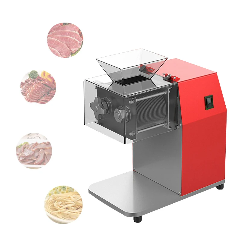 

Small Restaurant Fresh Meat Slicer 850w Fast Meat Cutting Machine