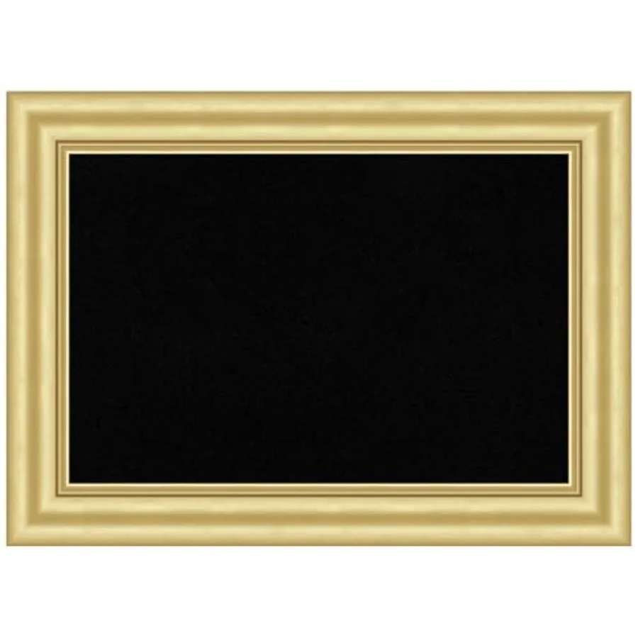 

Черная пробковая доска для стен 21x29, доска для заметок с золотой рамкой, средняя пробковая доска для офиса и дома, традиционный декор для организации пространства