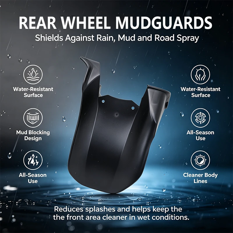For BMW R1300GS R 1300 GS 2024-2026 Inner Fender Hugger Rear Cover Back Mudguard Splash Guard Protector Rear Suspension Guard