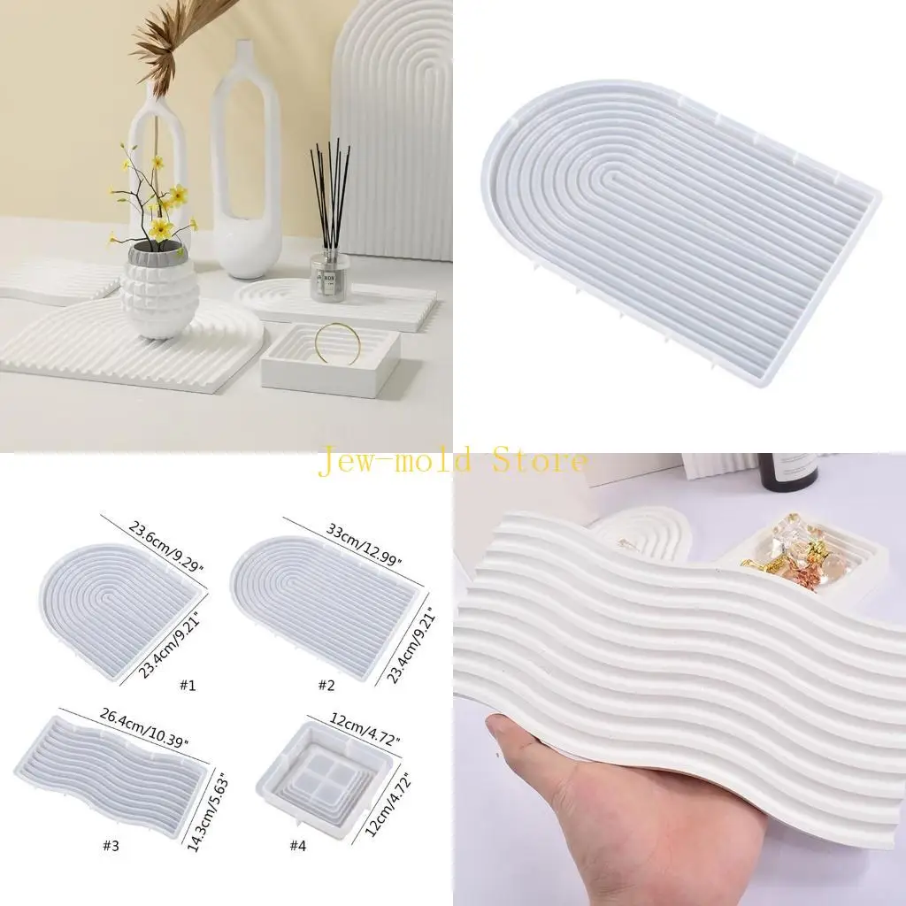 

C71B Resin Molds Silicone Tray Mold U-Shape Epoxy Casting Mold for DIY Crafts