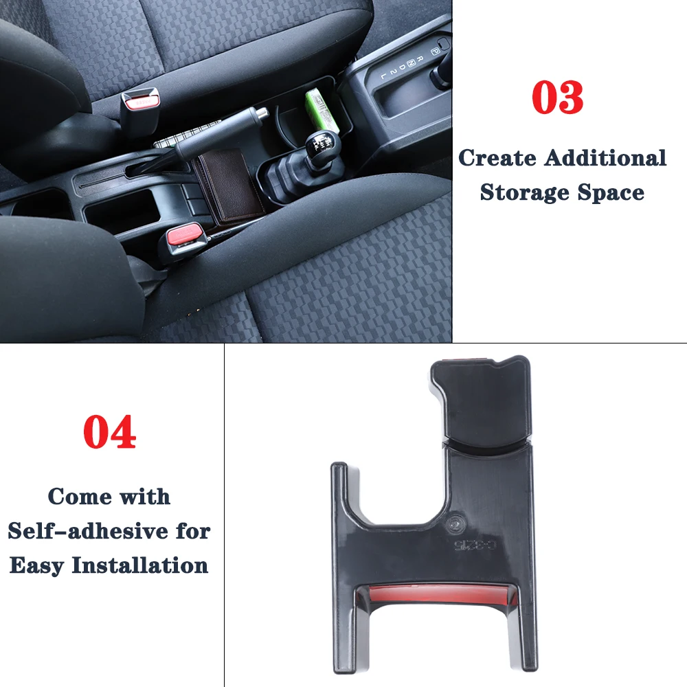 for Suzuki Jimny 2019 2020 2021 2022 2023 4WD Gear Shift Storage Box Center Console Organizer Tray ABS Car Interior Accessories