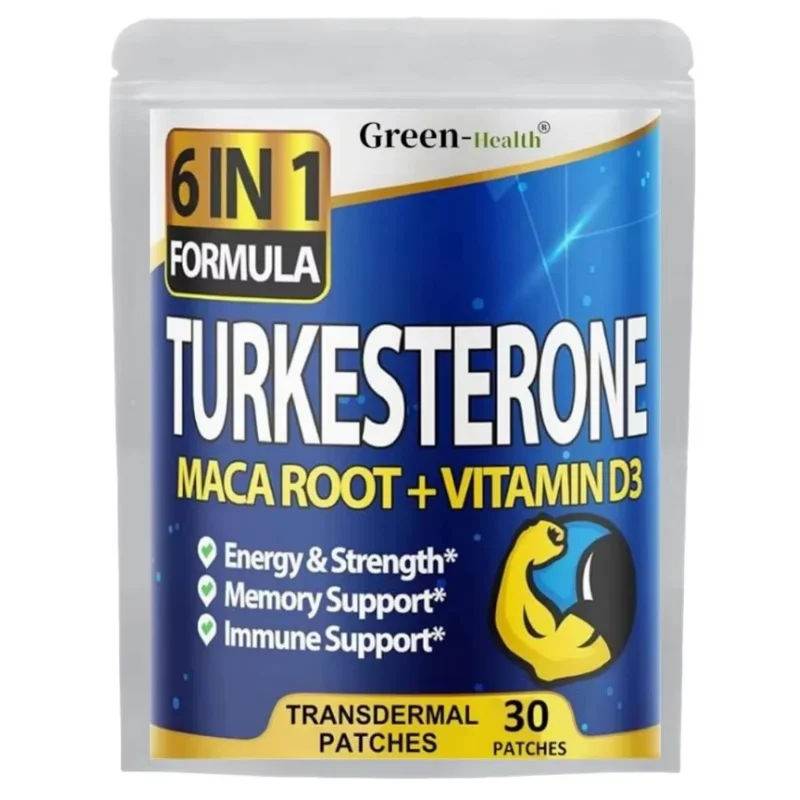 Turkesterone Transdermal Patches Boost Energy Stamina -30 Patches One Month Supply