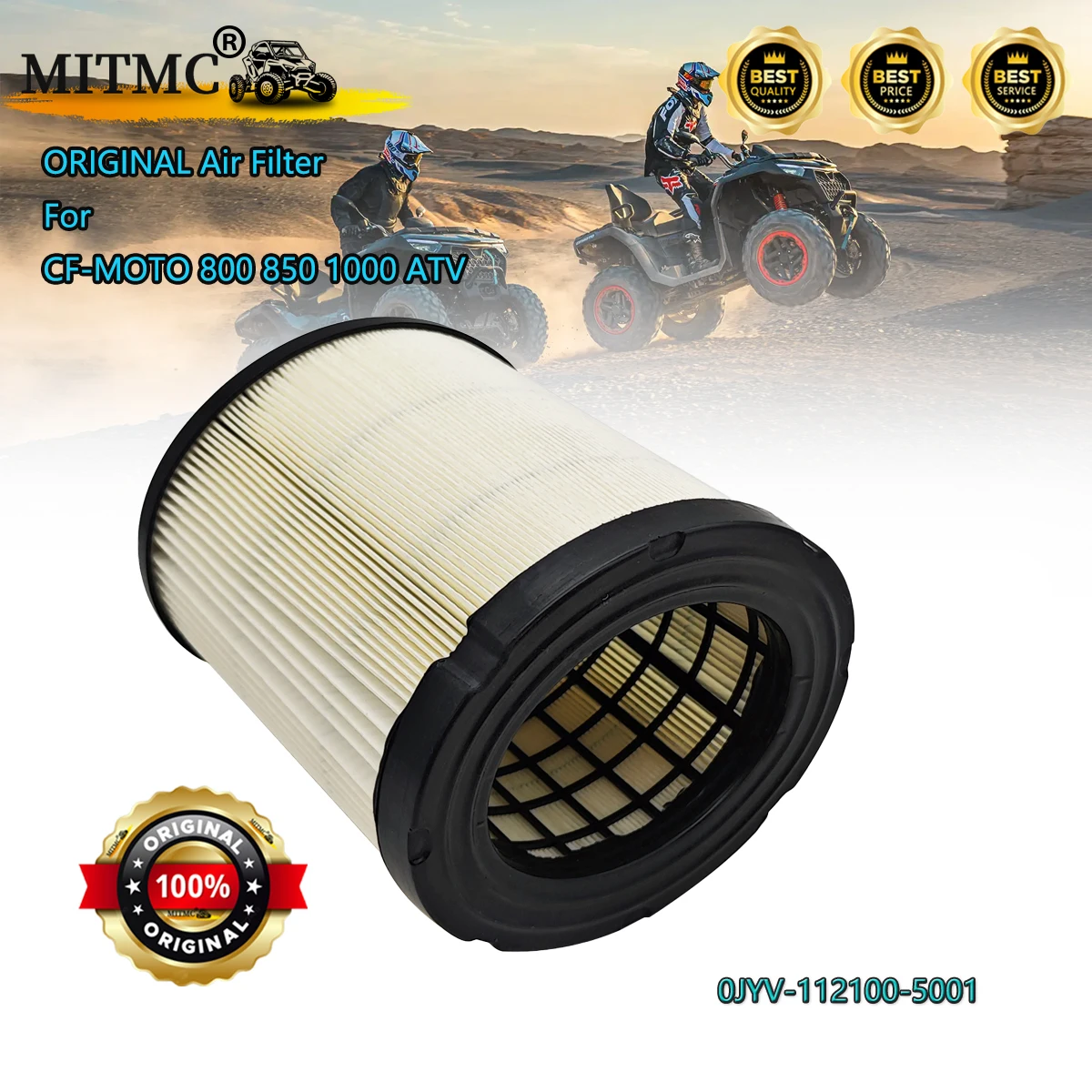 

ORIGINAL Air Filter For CFMOTO 800 850 1000 ATV QUAD CFORCE 800 1000 CF800ATR CF1000ATR CF800AU CF1000AU 0JYV-112100-5001