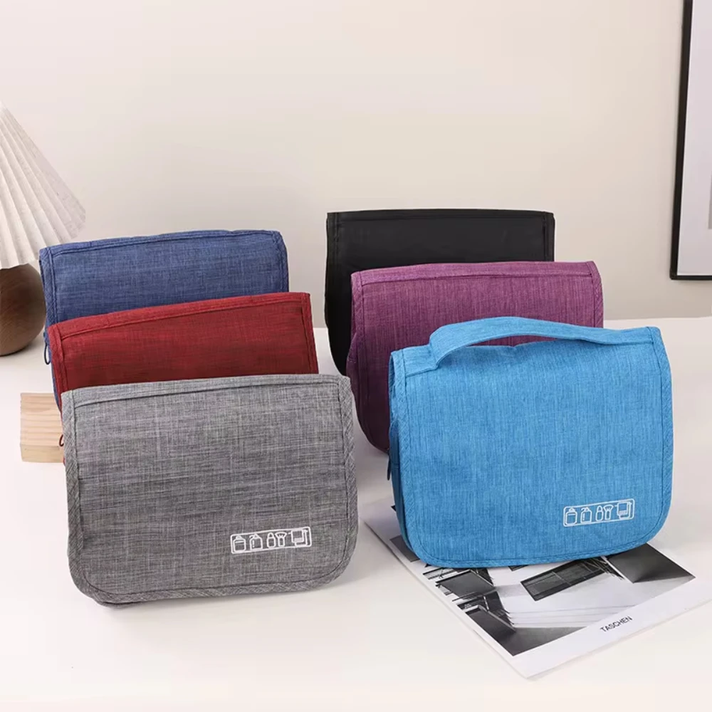 Oxford Fabric Men Business Portable Storage Bag articoli da toeletta Organizer borsa cosmetica da donna borsa da viaggio impermeabile da appendere