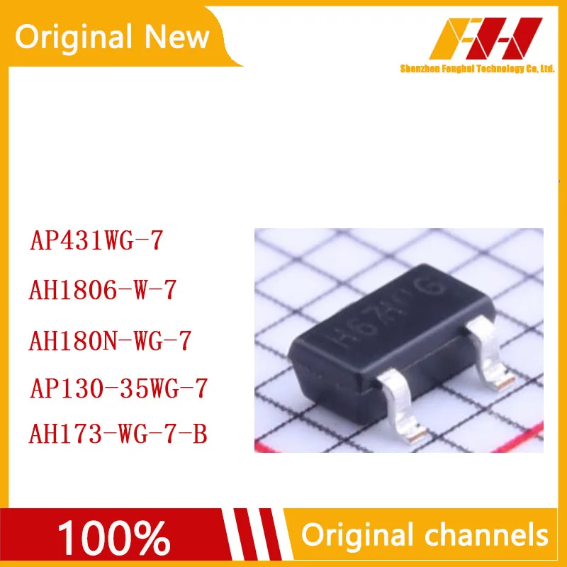 

10 PCS/LOT 100% nuovo e originale AP431WG-7 AH1806-W-7 AH180N-WG-7 AP130-35WG-7 AH173-WG-7-B