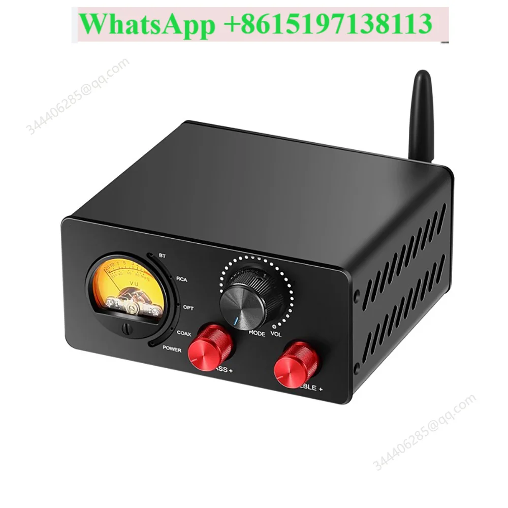 D175 Multifunctional HIFI High Power Fever Digital Bluetooth Power Amplifier Optical Fiber Coaxial Decoding Preamplifier