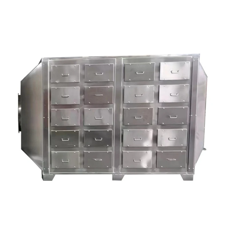 

Stainless steel activated carbon adsorption box activated carbon particle environmental protection box industrial waste gas trea