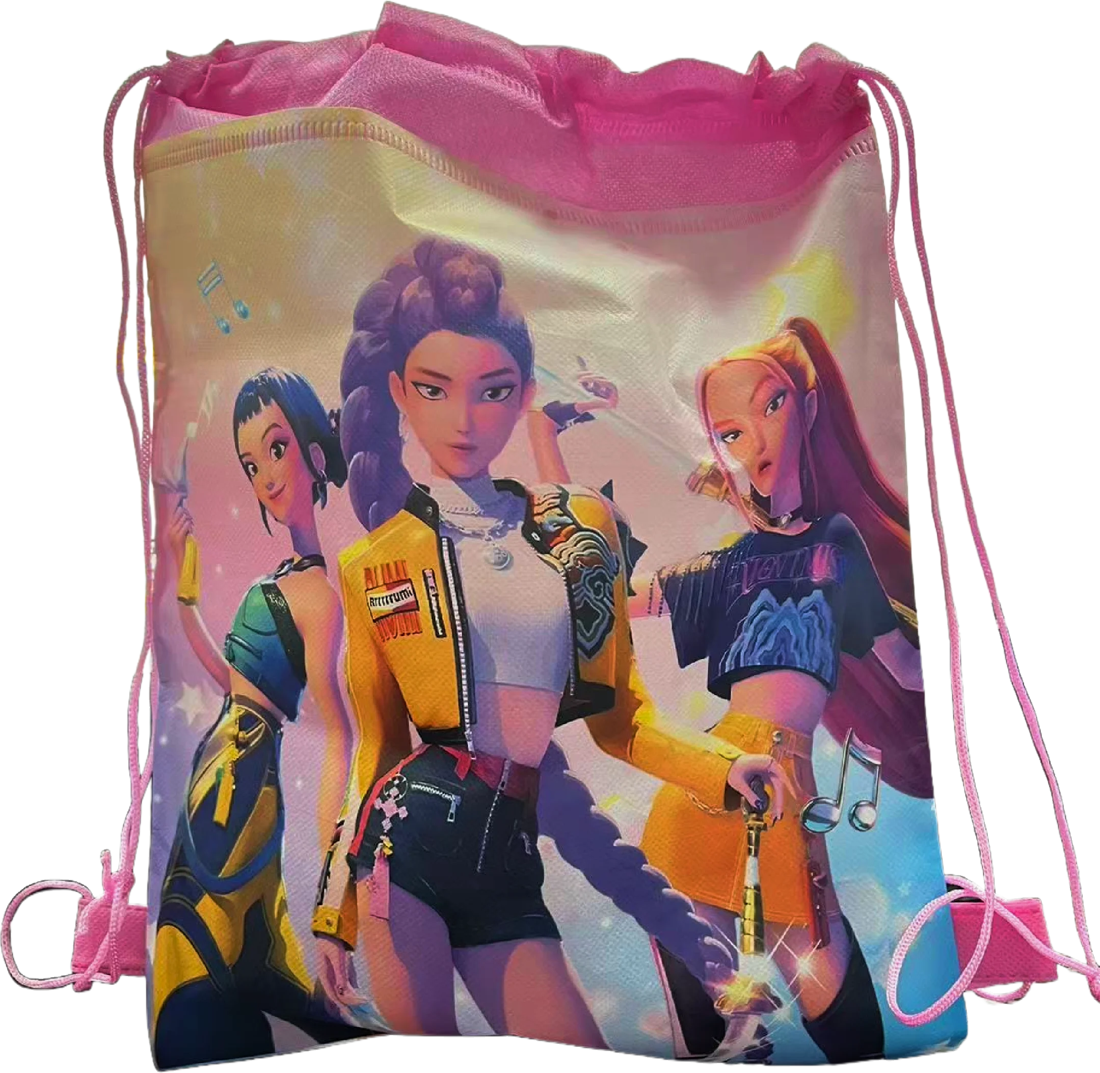 Kpop شيطان الصيادين الرباط حقيبة k البوب هنتر حقيبة رياضية شنطة هدايا على ظهره حزمة الحفلات هدايا الحفلات الاطفال Kpop شيطان هنتر ديكور