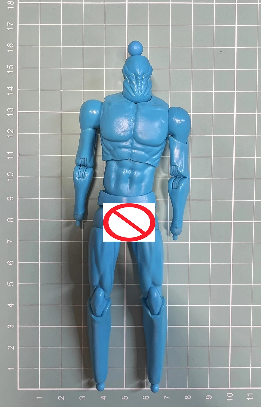 

1/12th 3ATOYS Soldier Doll Blue Version Body Figure with Hand Foot Neck Connector For 6" Ant DAM Action Figure Collect