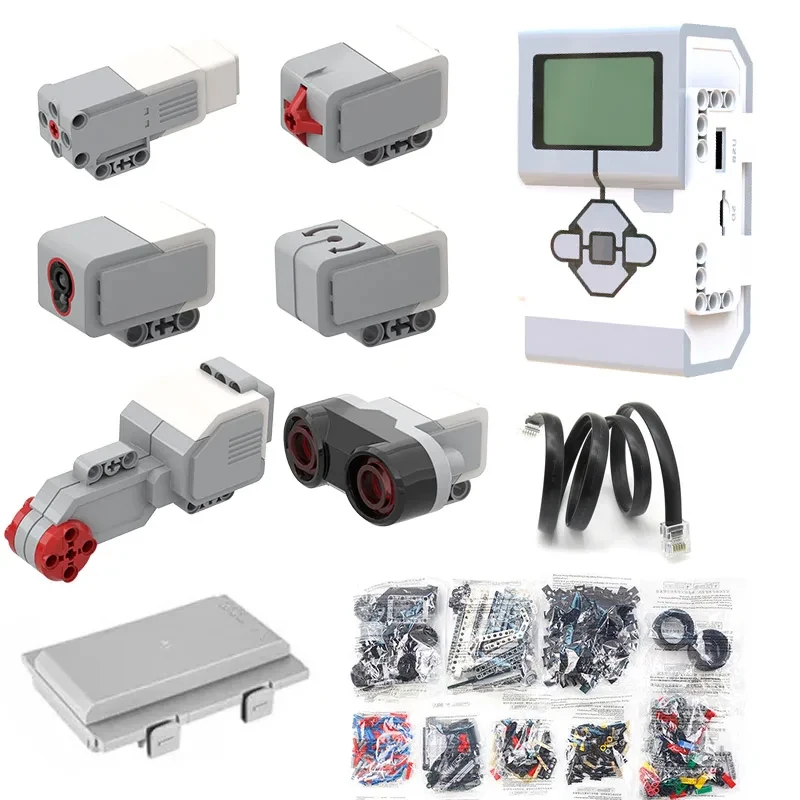 NEW Electronics Building Blocks Parts Fit For Bricks Robot EV3 45544 Core Set Mindstorms 9898 45560 Diy Learning Education Toys