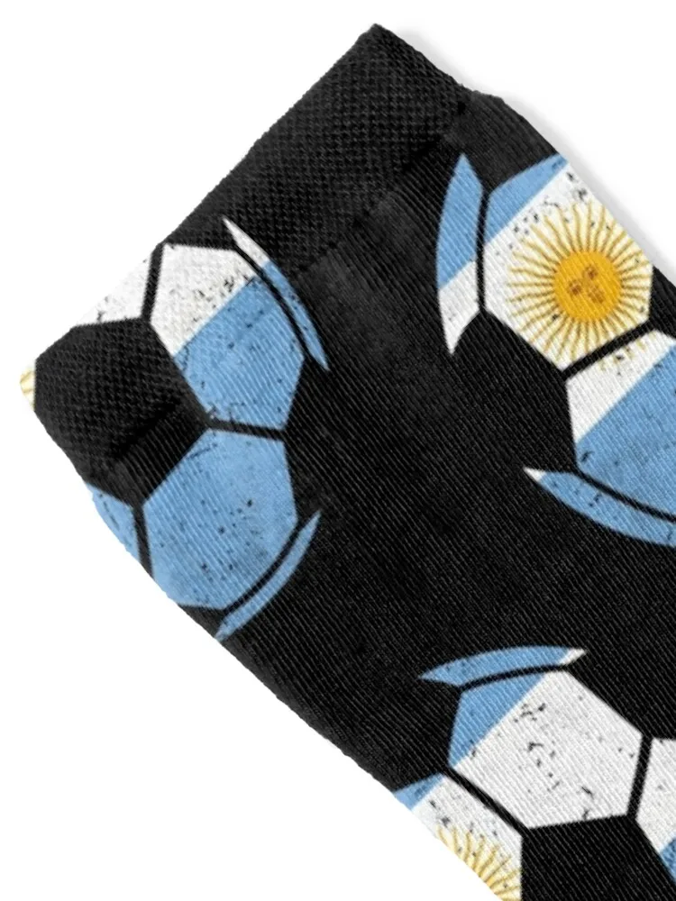 Argentina Soccer Ball Flag Jersey Argentines Football Fan Socks floor custom Stockings Socks Male Women's