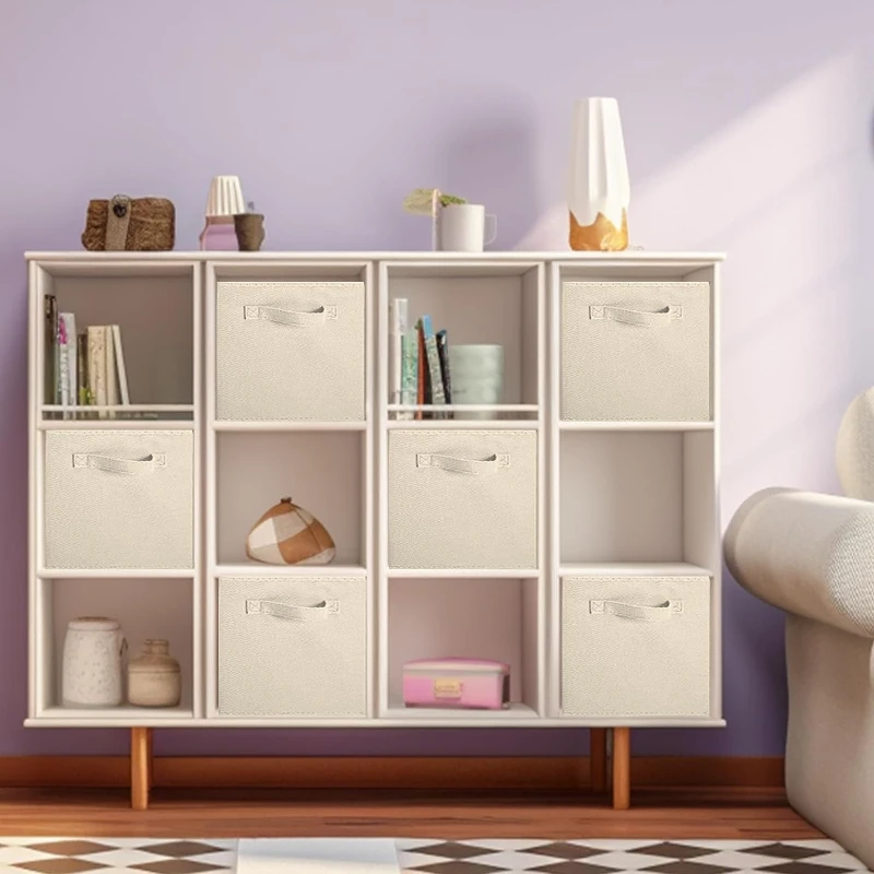 Multi-Purpose Non Woven Storage Box Foldable Clothes Underwear Storage Bin Book Toy Organizer Cube Home Drawer Storage Supplies