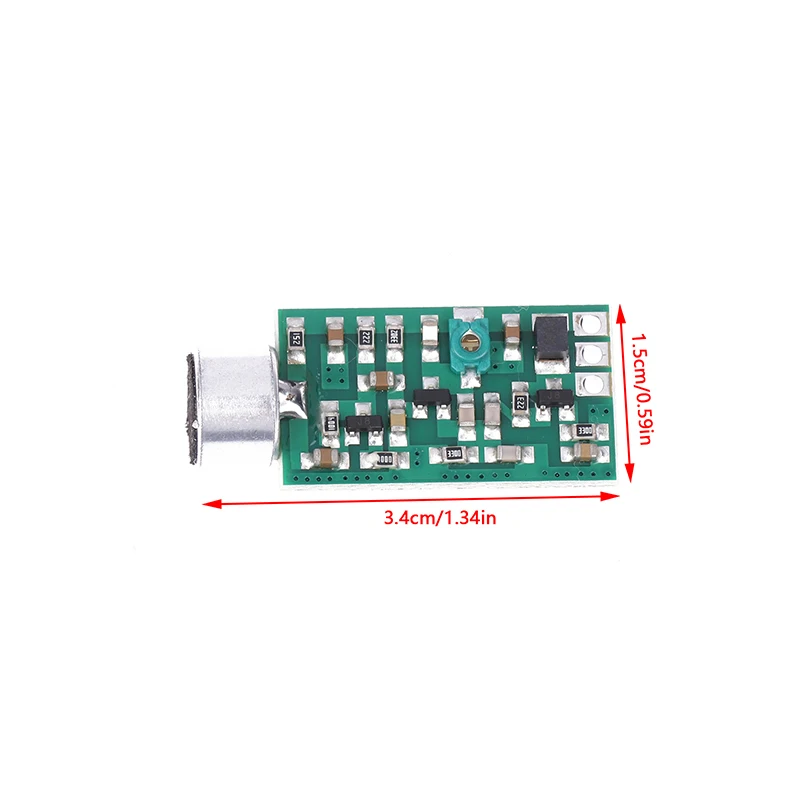 1Pc FM Transmitter Pickup Pick up Module Mini Wireless Microphone MIC Wireless Audio Transmitter FM Emission MIC Core Board V4.0