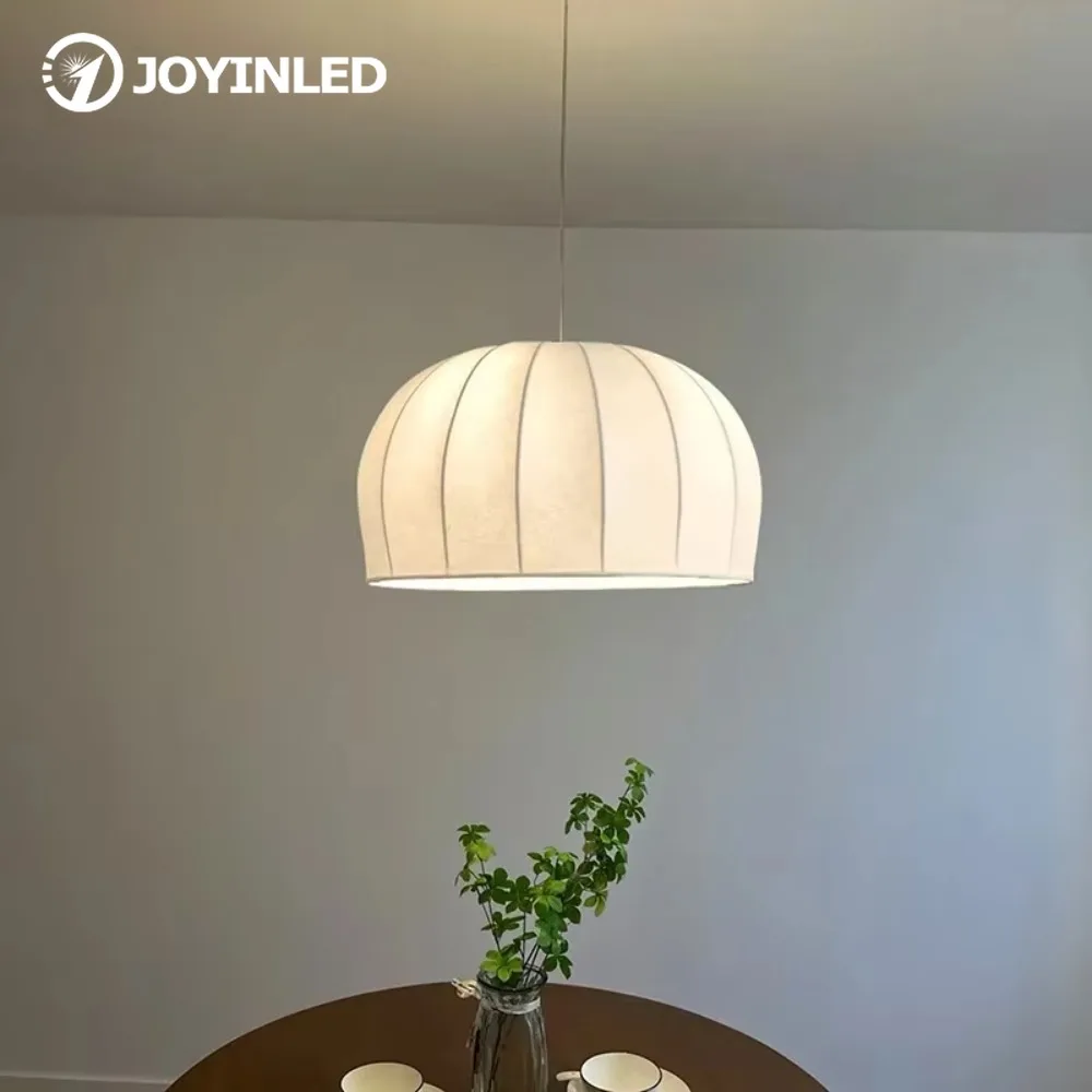 

Nordic modern style Wabi-sabi Pendant Lamp Silk Cocoon Pendant Light for Dining Room Bedroom Living Room Japanese Chandelier